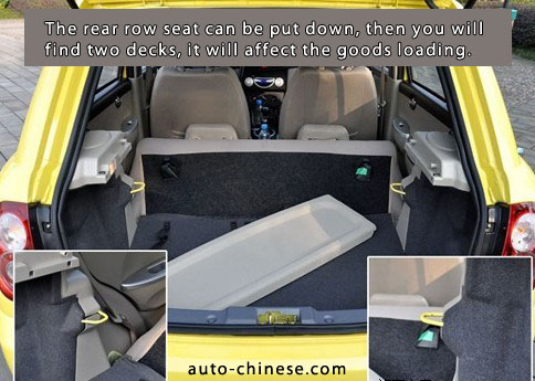Lifan 320 - Trunk Space