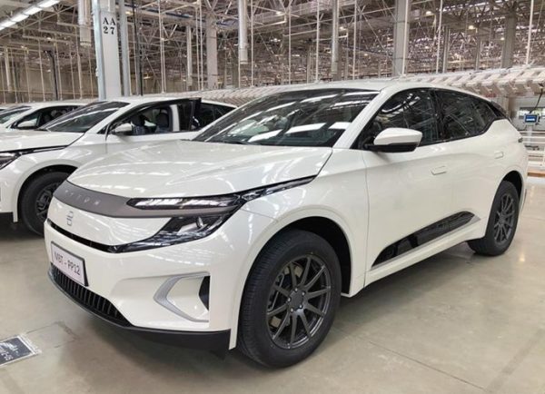 Byton M-Byte Trial Vehicle Rolled off the assembly line or listed in ...