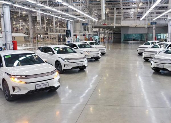 Byton M-Byte Trial Vehicle Rolled off the assembly line or listed in ...